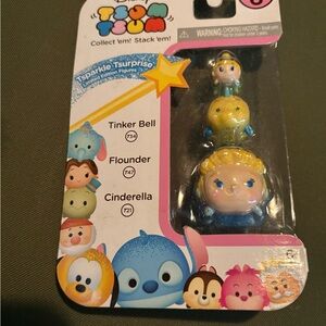 Disney Tsum Tsum Sparkle Tinker Bell & Cinderella - Yellow/Blue
